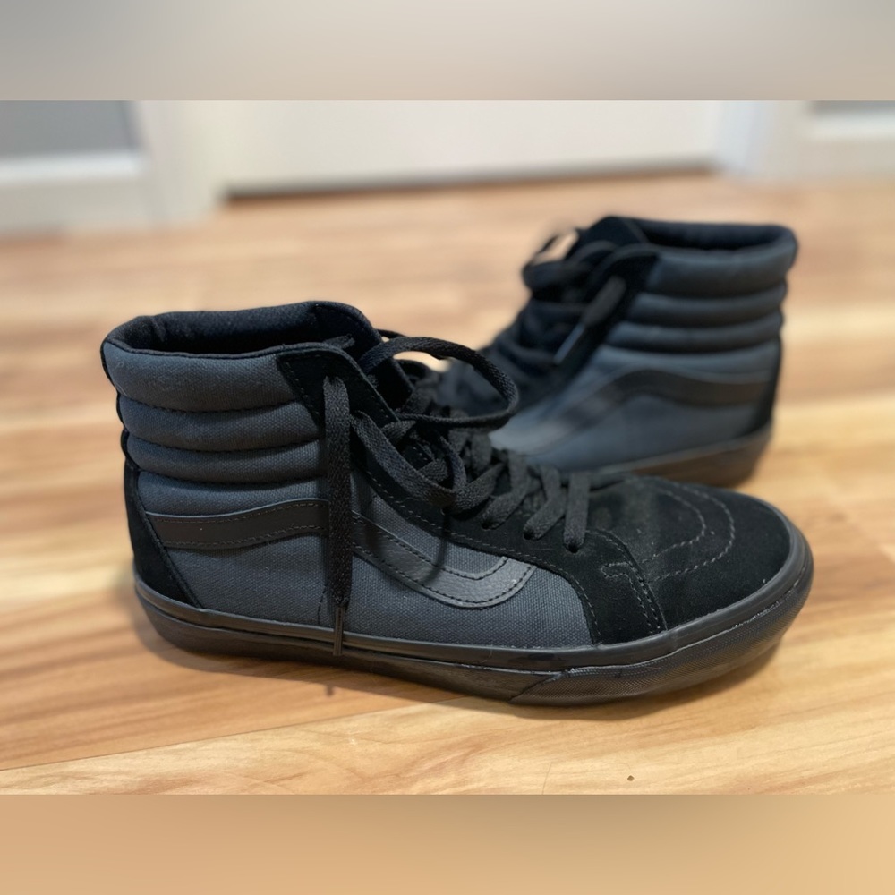 Vans Sk-8-Hi Reissue Blk/Blk Size 9.5